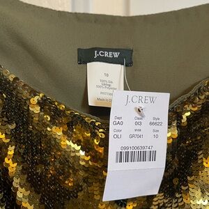 J. Crew NWT Sparkling Gold Sequin Silk Top
Vintage Classic